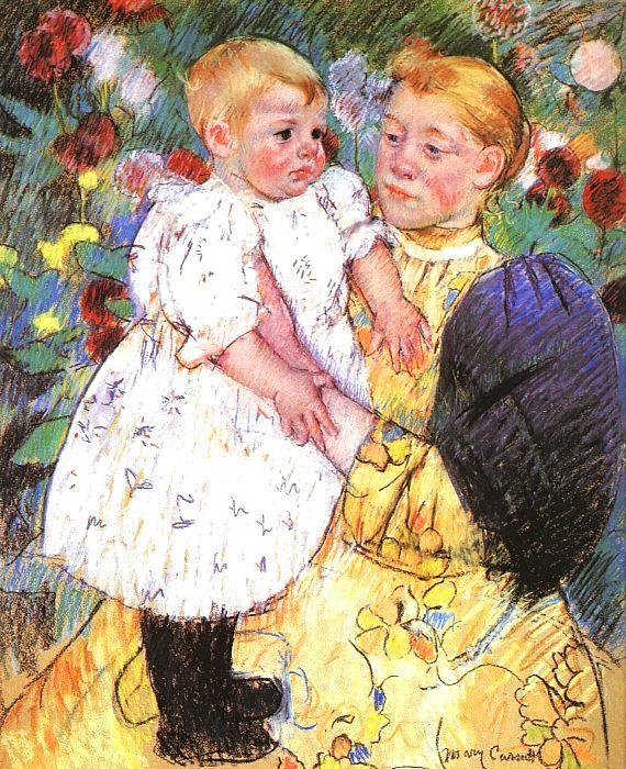 Mary Cassatt In the Garden ff